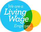 Living Wage logo.