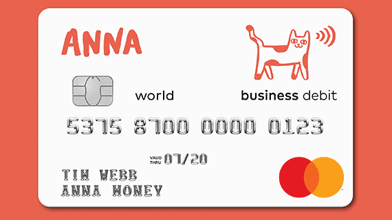 ANNA business card.